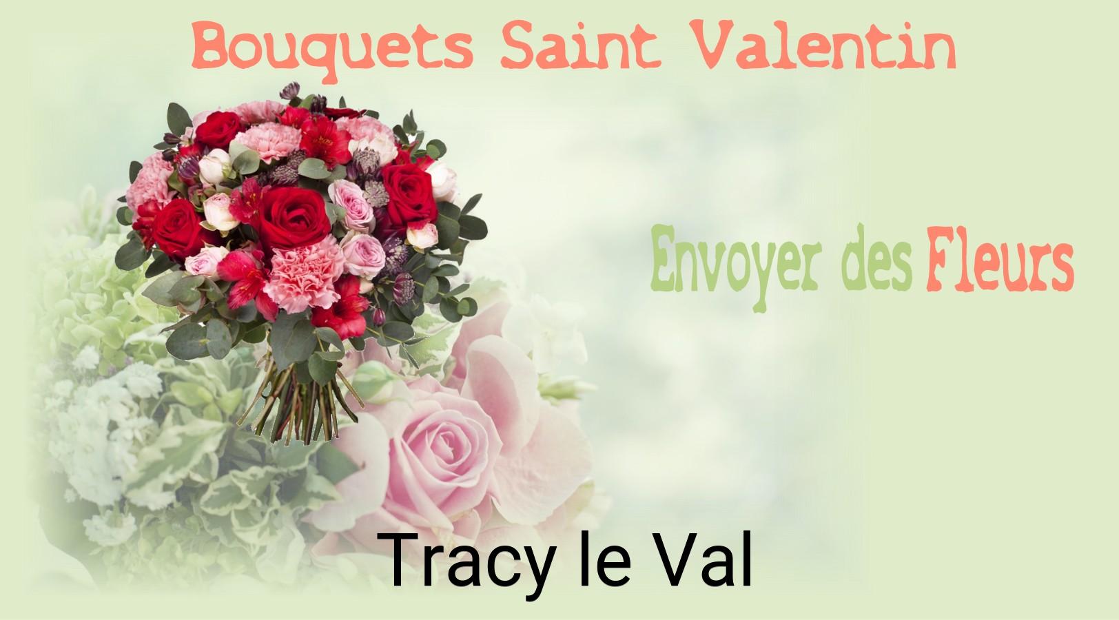 Roses de Saint-Valentin livrées à Tracy-le-Val